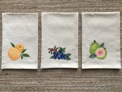 Calyz Blueberries Group Tea Towel (Set of 3) - Image 3
